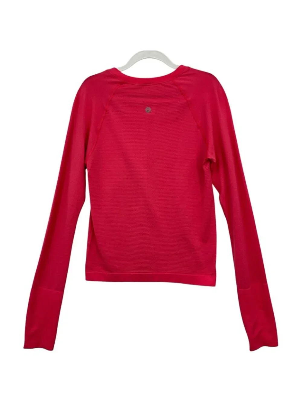 Lululemon Swiftly Tech Long Sleeve Crew Top Womens 4 Pink Tee Shirt *READ